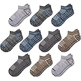 Comfoex 10 Pairs Boys Socks Kids Ankle Sport Cotton Socks For Kids 4-7 7-10 Years Olds
