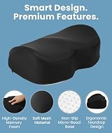 Everlasting Comfort Foot Rest Under Desk Memory Foam Non Slip Base view 4