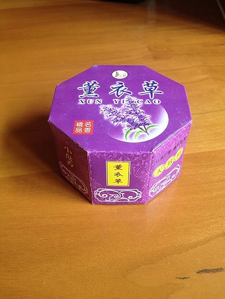 Lavendel Herbal Räucherstäbchen (32 Japanische Spulen) – inklusive kunstvollem Brenner und Halterung