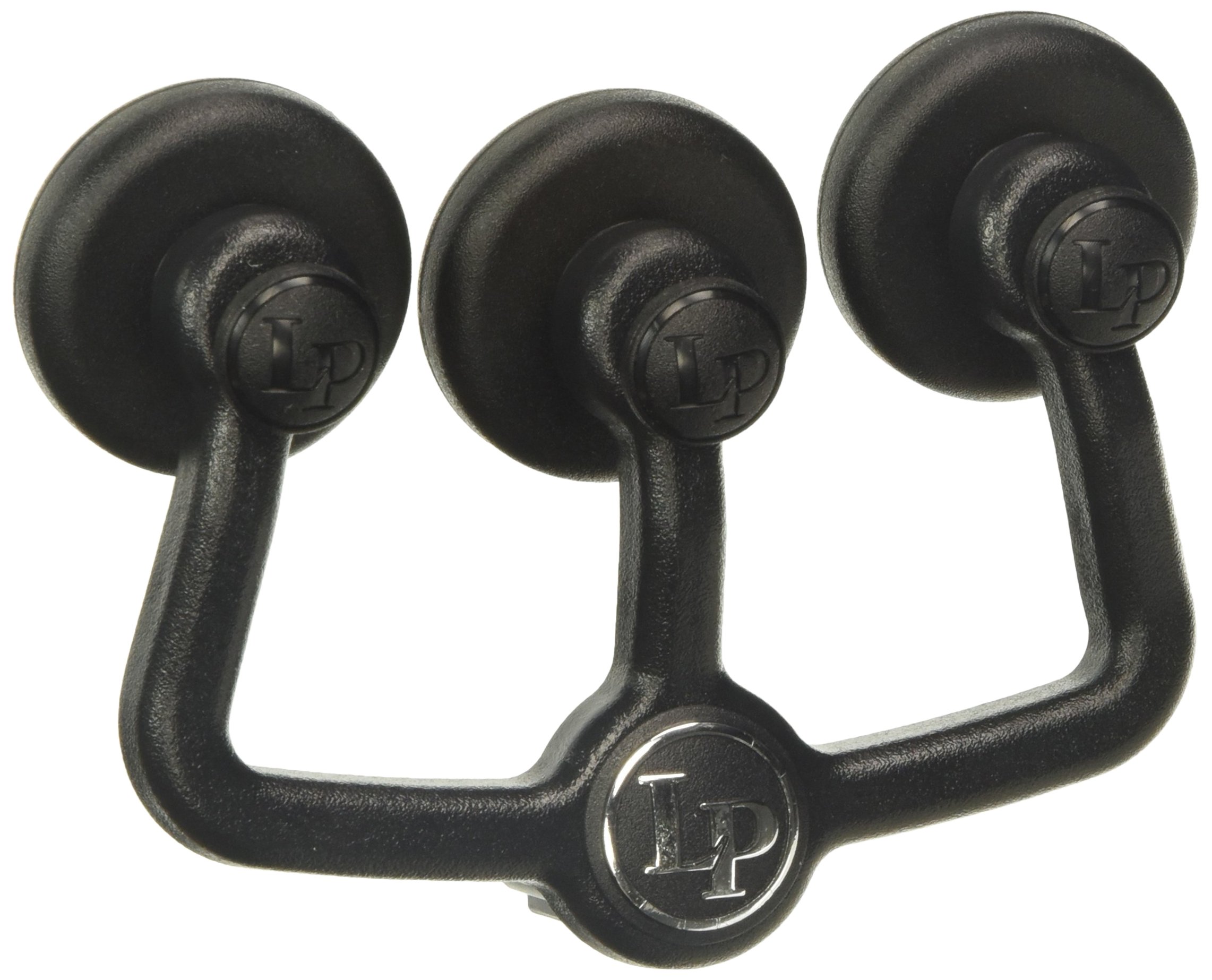 LP Latin Percussion Sound Enhancer RAW Series Shaker, 3 freibewegliche Shaker, montierbar, LP1622 - Glockenspiel, Schlittengeläut, Tambourin, Schellen, am Spannreifen