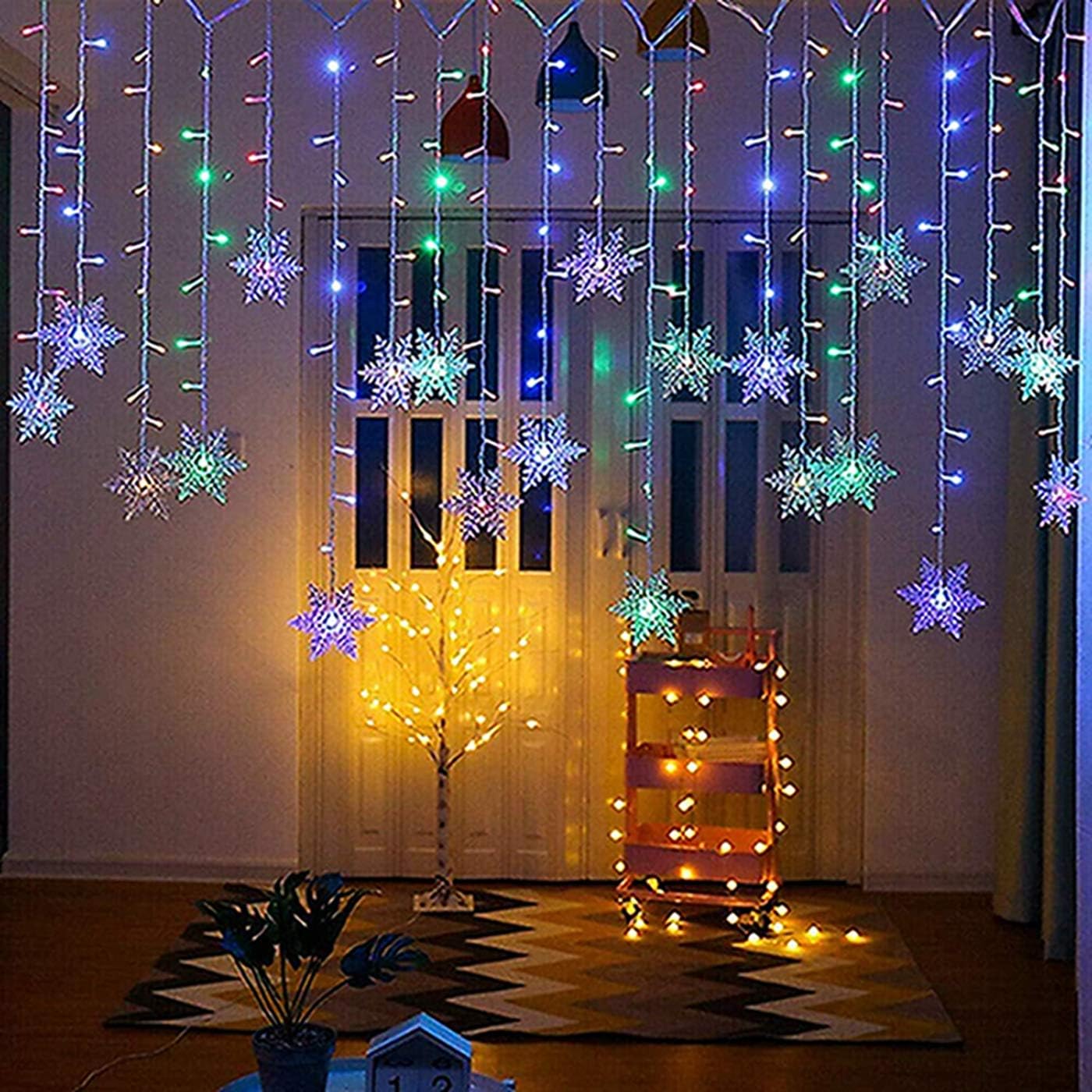 GeTuo LED Curtain String Lights, 96 LED 3.5M