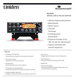 Uniden BC355N 300-Channel Base/Mobile
