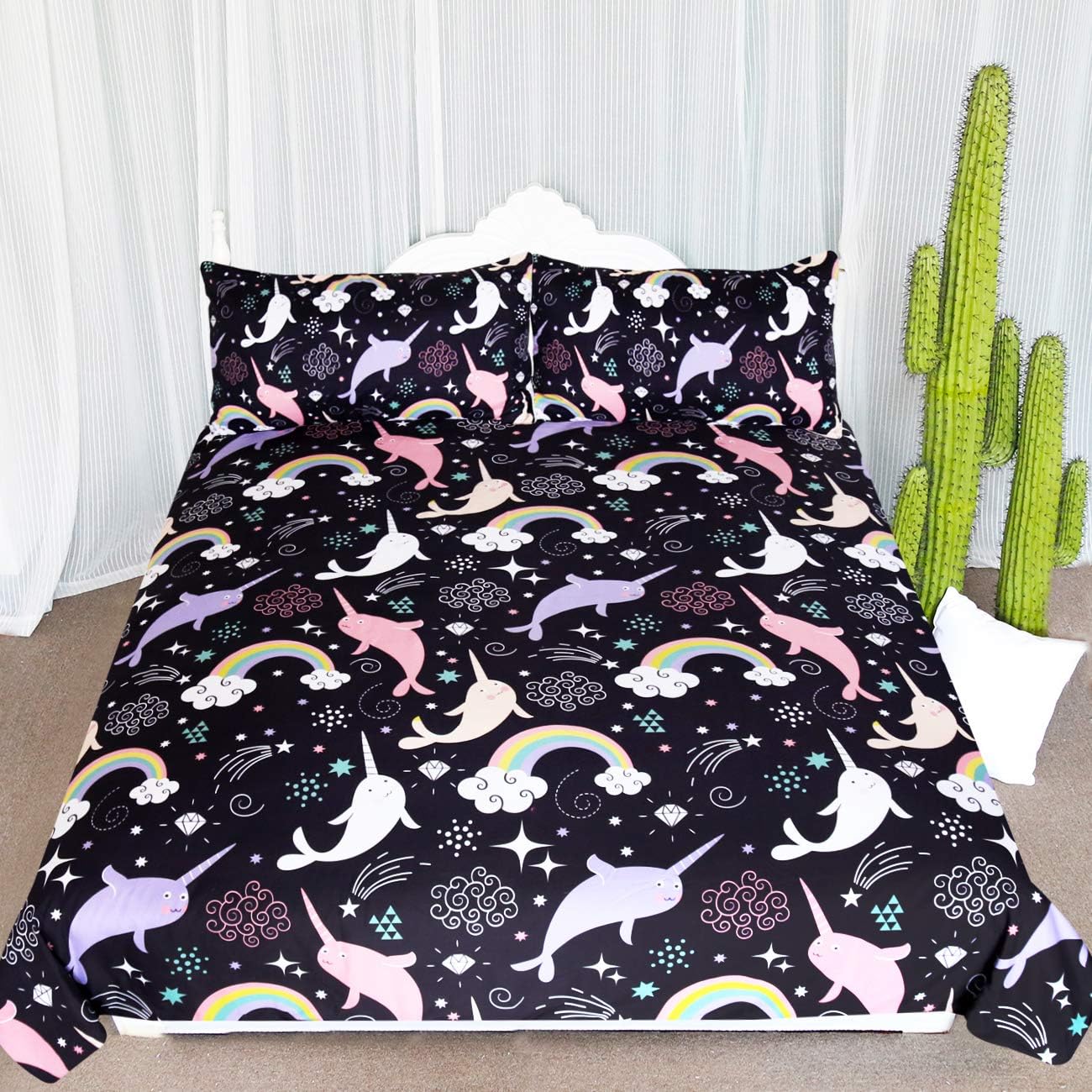 narwhal bedding set