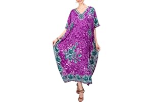 Miss Lavish London Women Kaftans Dresses, S-3XL, Regular to Plus Size