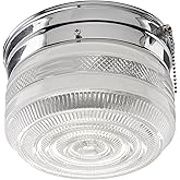 Boston Harbor F13CH01SW-6859CL3 1-Light Flush Chrome Ceiling Fixture