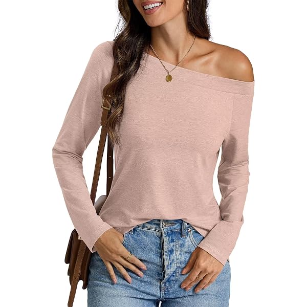 Off The Shoulder Women's Casual Long Sleeve Ruched Waist Boat Neck
