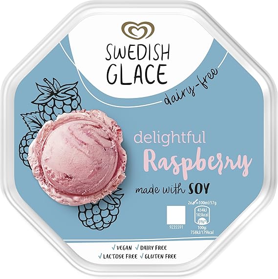 Swedish Glace Delightful Raspberry Ice Cream Dessert 750m Amazon.co.uk
