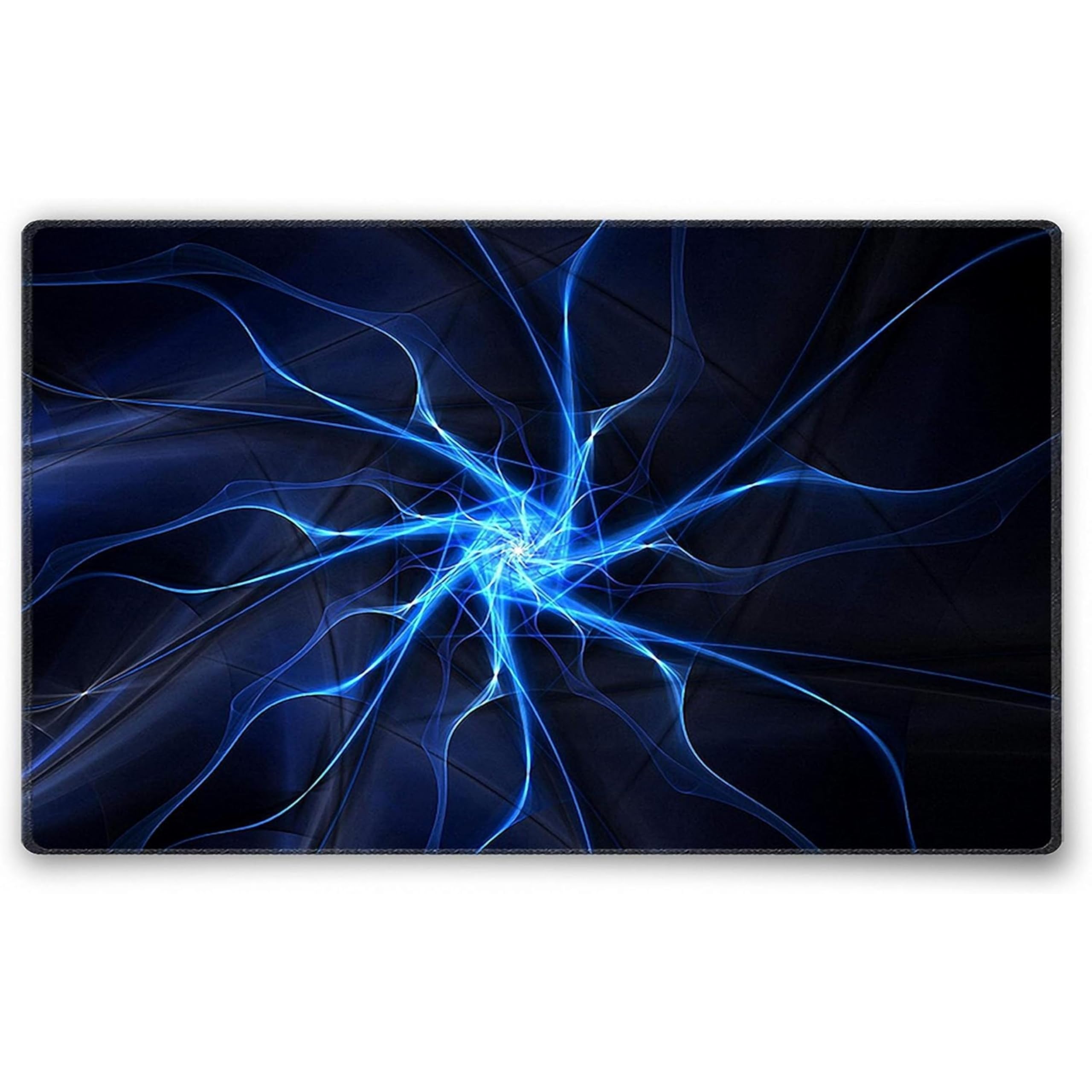 Silent Monsters Mouse Mat Size M 14 x 10 inches / 36 x 25 cm, Lightning, Stitched Edges, washable & rollable Mouse Pad, Gaming Home Office Mousemat, Mousepad non-slip & quiet, Desk Mat