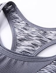SYROKAN Sports Bras for Women High Support Mesh
