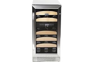 Whynter BWR-281DZ 28 Bottle Dual Temperature Zone Built-in Wine Refrigerator