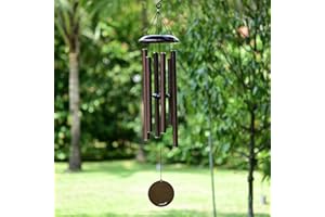 VANQUER Wind Chimes for Outside Deep Tone - 38'' Wind Chimes Outdoor Clearance, Deep Tone, Windchimes Outdoors, Memorial Gift, Sympathy Gift, Garden Patio, Home Décor, Bronze