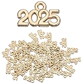 MECCANIXITY 2025 Graduation Year Charm 3D Metal Tassel Year Number Charm Year Pendant Mini for DIY Anniversary Jewelry Making Crafts