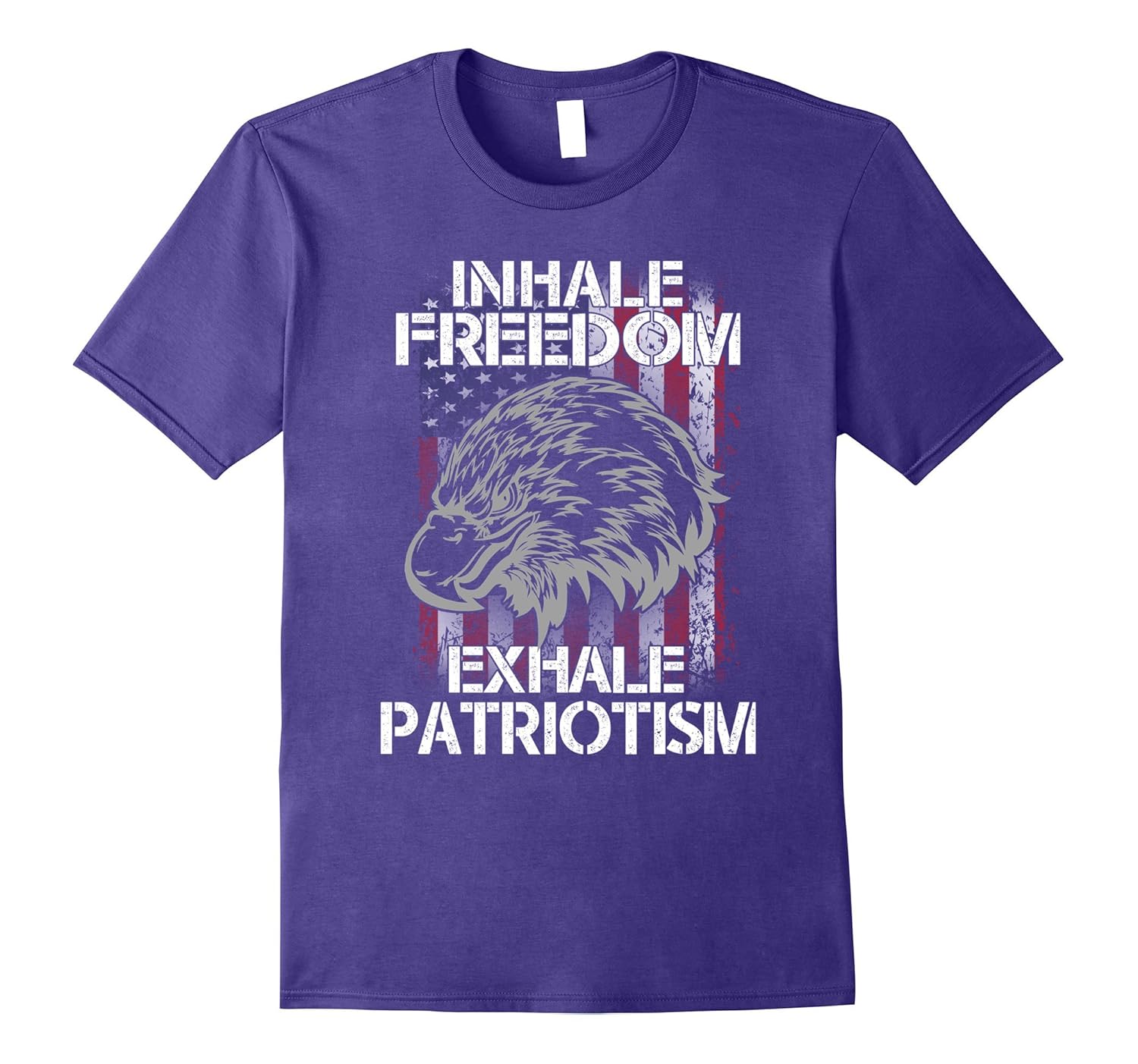 TSHIRT INHALE FREEDOM EXHALE PATRIOTISM-T-Shirt