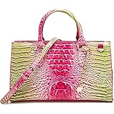 Makcr Joacbv Crocodile Pattern Gradient Top Handle Satchel Large Capacity Tote Bag