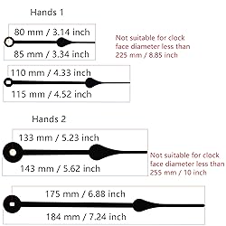 TIKROUND Include Hands Quartz DIY 12888 Wall Clock