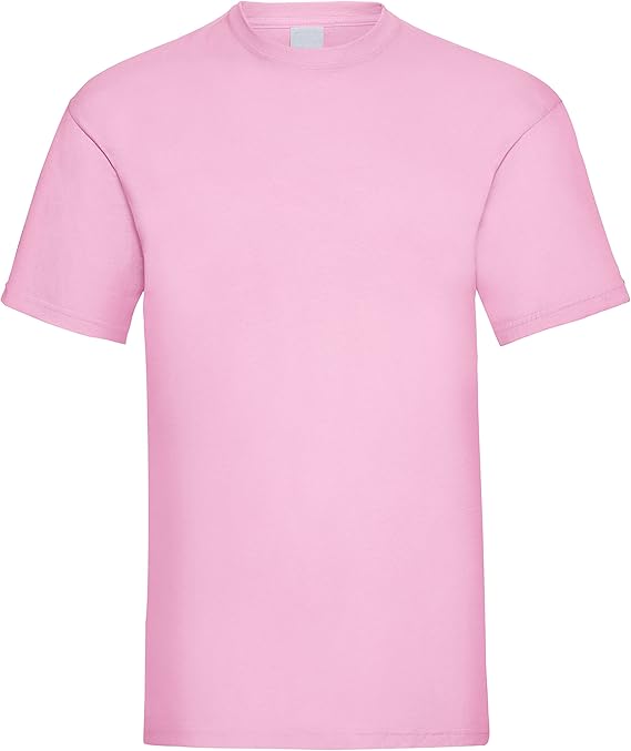 Amazon Co Jp メンズ バリュー ショートスリーブ カジュアル 半袖 Tシャツ 男性服 L パステルピンク 服 ファッション小物