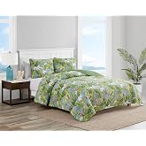 Tommy Bahama - Queen Reversible 100% Cotton Quilt Sets with Shams | 3-Piece Bedding Set, Lightweight Warmth, Soft Comfortable Feel, Year-Round Comfort, Machine Washable