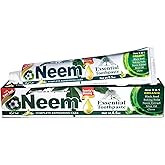 NEEM Essential Toothpaste - 6.53 oz Pack of 1 | New 5 in 1 | Fluoride Free | Cavity Protection, Excellent Freshness, Made wit