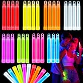 200Pcs Glow Sticks - 4 inch Glow In the Dark Sticks Halloween Party Favors, Waterproof Glow Sticks Lights Bulk Party Pack for Kids with 10 Hours Duration, Party Favors Light Stick for Halloween Party