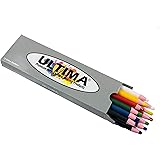 Ultima China Marker – Peel-Off Grease Pencil/Wax Pencil – Leaves Opaque, Easy to Remove Markings on all Glazed, Non…
