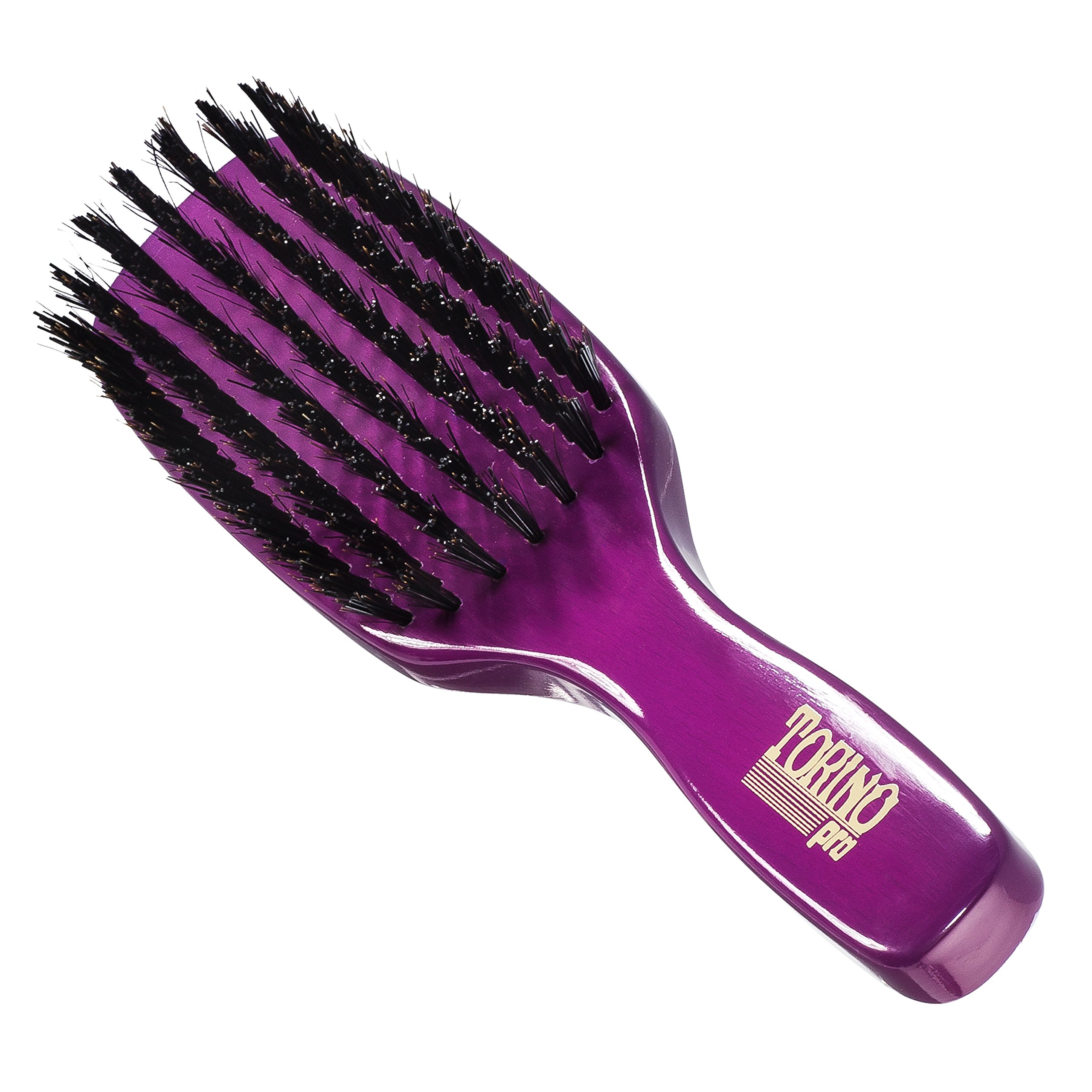 Torino Pro Wave Brush 960 By Brush King 7 Row Medium Hard Wave Brush