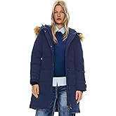 Orolay Women's Thickened Down Coat Long Puffer Jacket with Adjustable Hood Quilted Warm Winter Parka