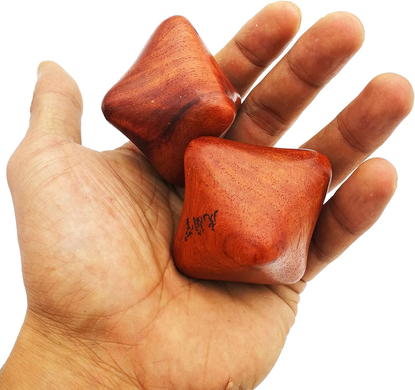 HOLANTON Baoding Hand Ball Massage Physical Therapy Wood Squeeze Stress Relief Toy