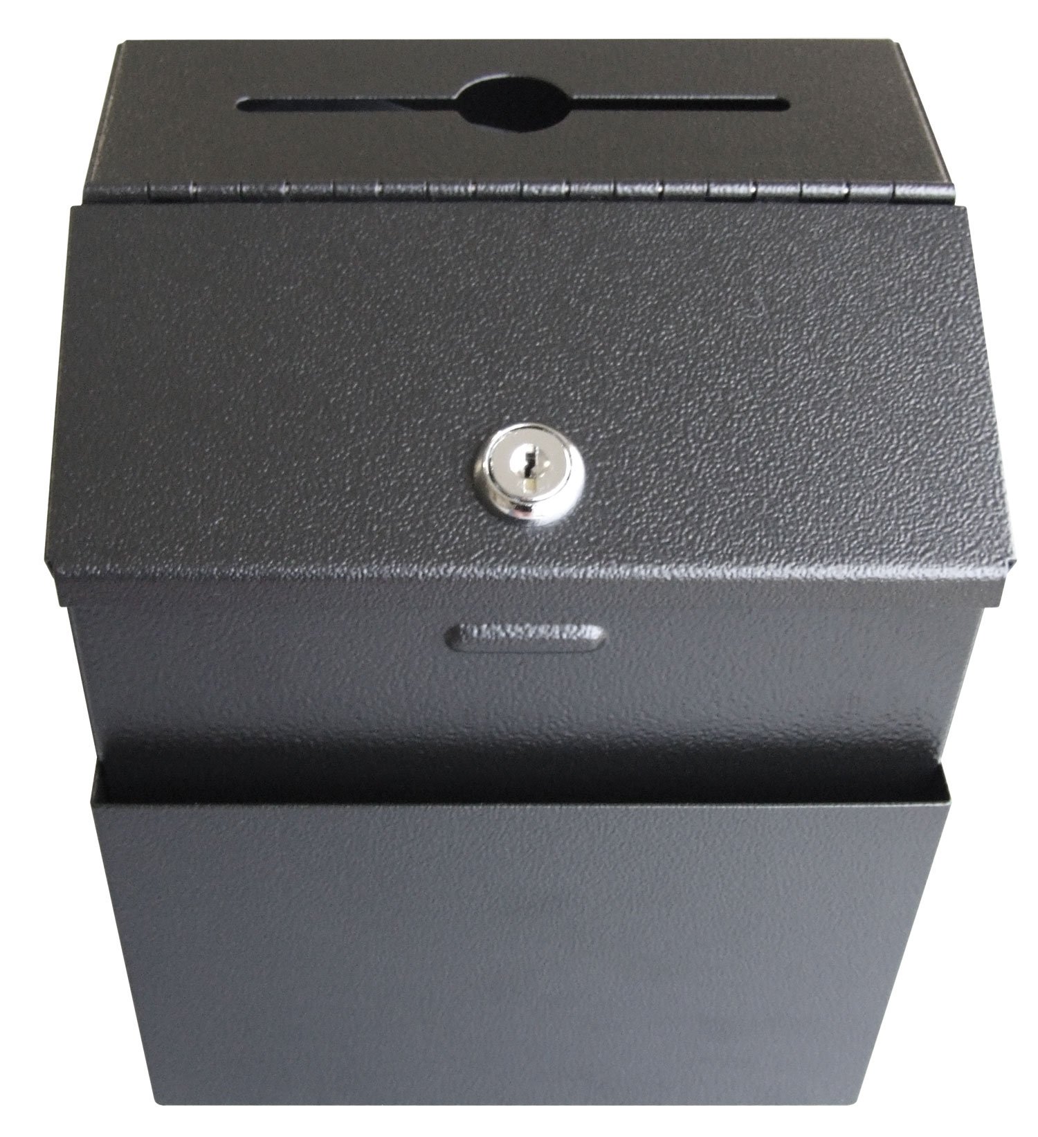 Mailbox Wall Mount With Lock Key Drop Box Donation Parcel Cash Money