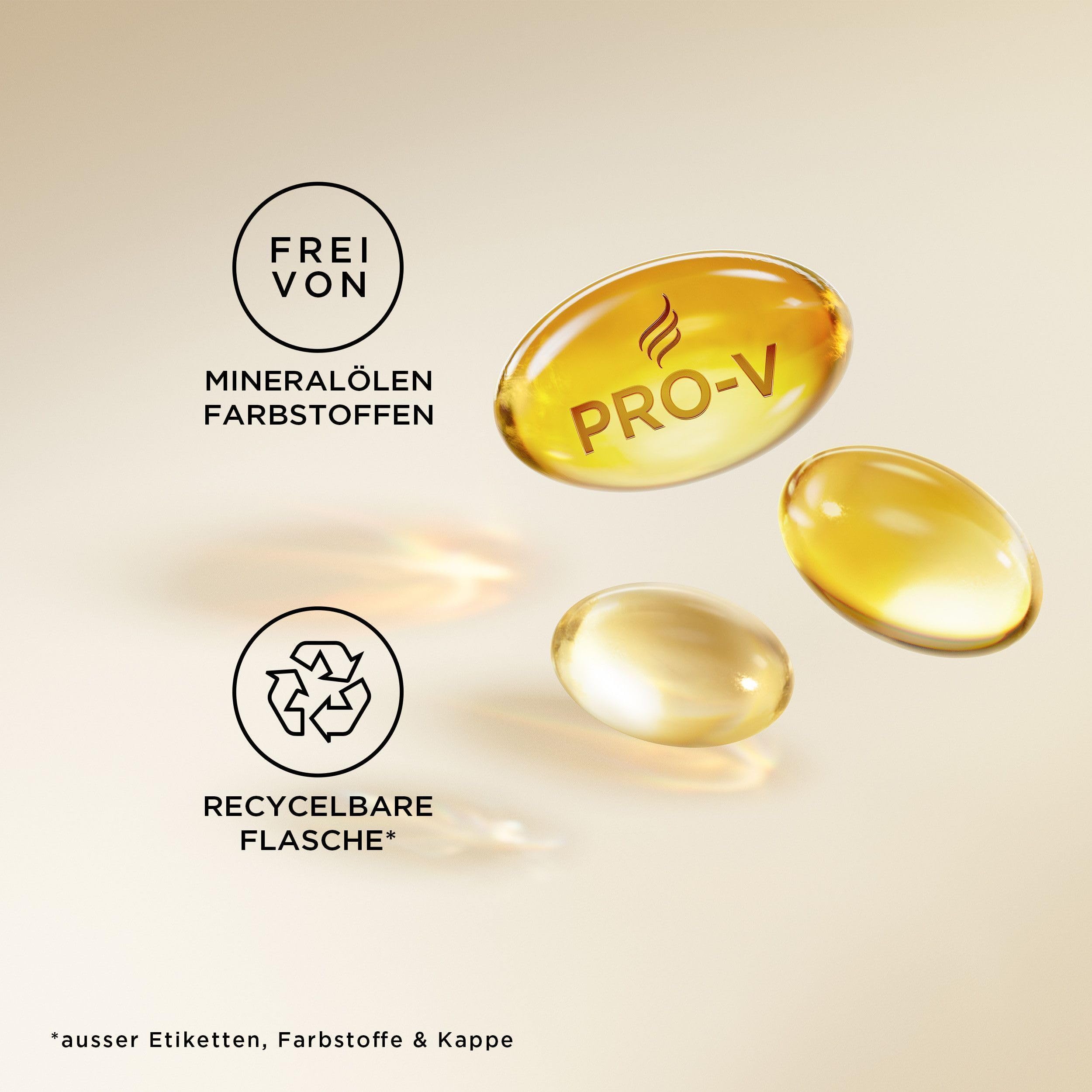 Pantene Pro-V Repair & Care Shampoo Duo Pack, Pro-V Formel mit Kräftigenden Lipiden und Schützenden Antioxidantien, Für Geschädigtes Haar, 2x500ML 6