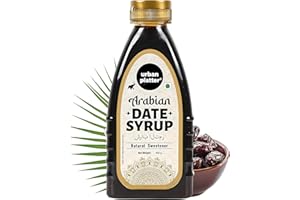 Urban Platter Arabian Date Syrup | 14.11 Oz (400g) | Natural Sweetener & Sugar Alternative | Vegan, Gluten-Free & Plant-Based | Ideal for Pancakes, Oatmeal, Desserts, Baking & Beverages
