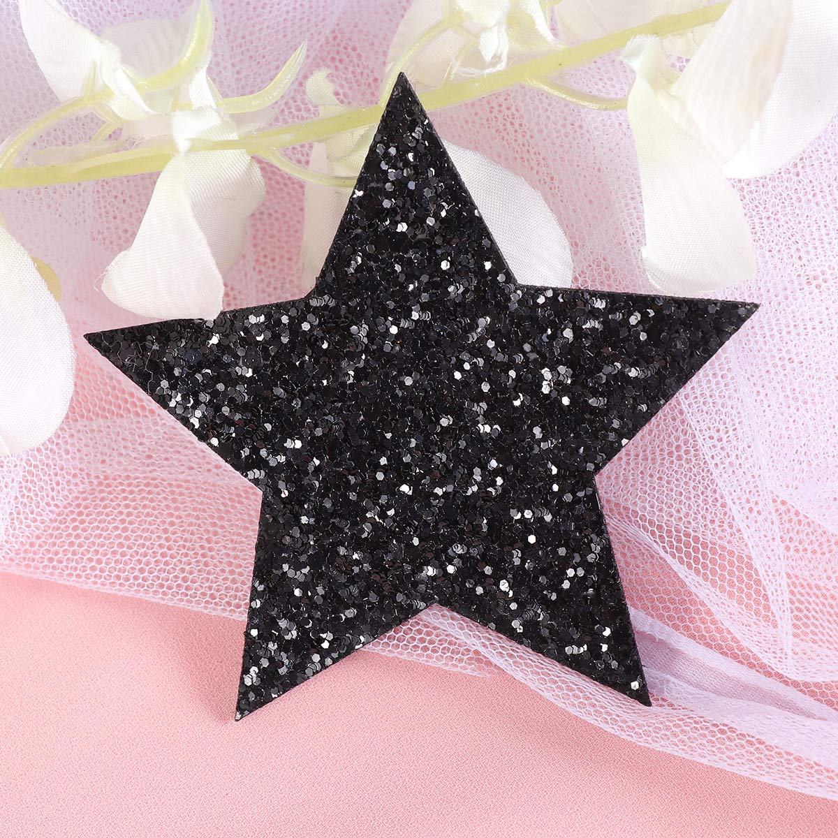Fashion Simple Hair Clips Sequin Star Shaped Hair Barrettes Bobby