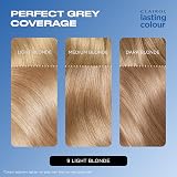 Clairol Lasting Colour Permanent Hair Dye 9 Light Blonde Grey Coverage view 4