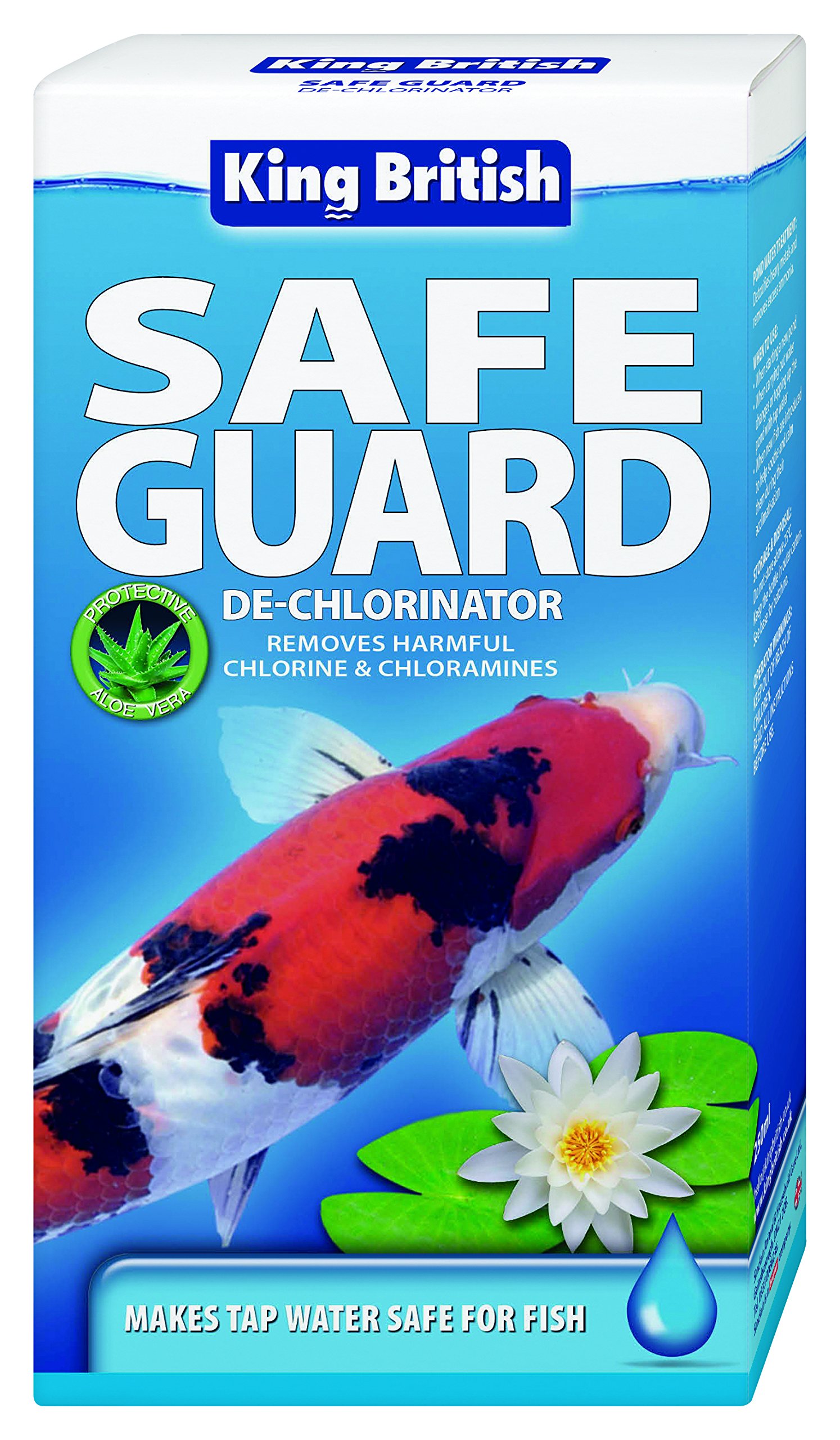 King British Safe Guard De-Chlorinator for Ponds 250 ml