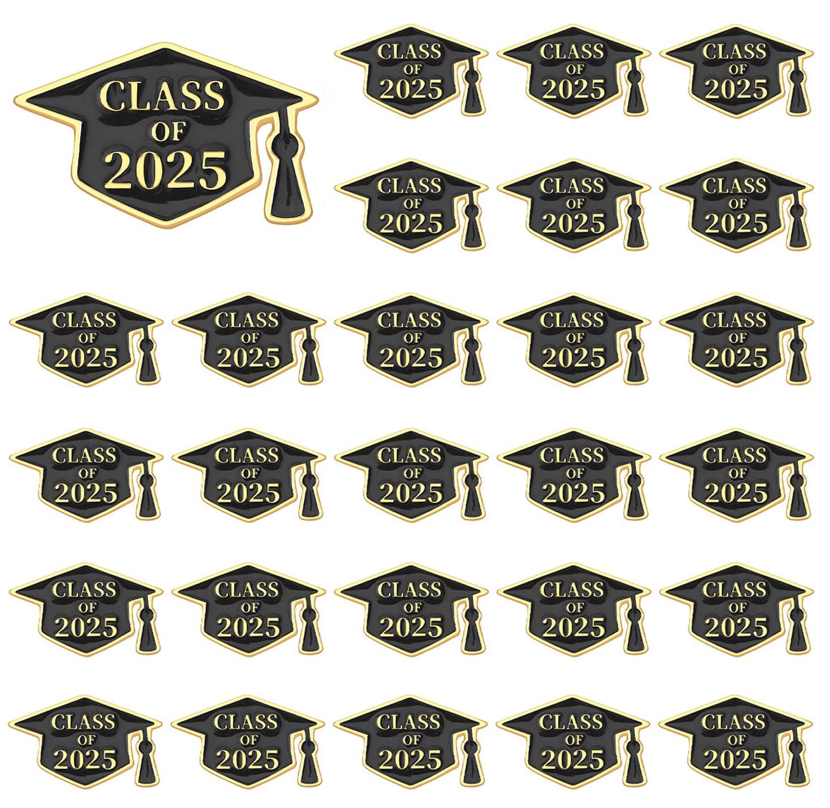 SANNIX 60Pcs Graduation Pins, Class Of 2025 Pins