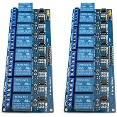 FainWan 2pcs 8 Channel DC 5V Relay Module with Optocoupler for UNO R3 MEGA 2560 1280 DSP ARM PIC AVR STM32 Rasp-Berry Pi