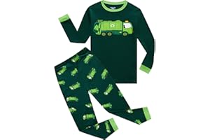 Family Feeling Little Boys Pajamas Sets 100% Cotton Long sleeve Pjs