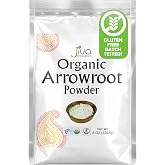 Jiva Organics Organic Arrowroot Flour (Powder) 8 Ounce Bag - Raw, Non-GMO, Gluten Free