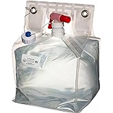 Wolverine Tuff Bottle 2.5 Gallon / 10 Liter Collapsible Water Container with 18mm Red Fast Flow Spout