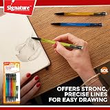 SOL 12pk Mechanical Pencils 0.7mm HB Lead with Eraser 24 Refills Six Colors view 7