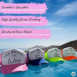 Funky Junque Funny Trucker Hats for Women - Foam