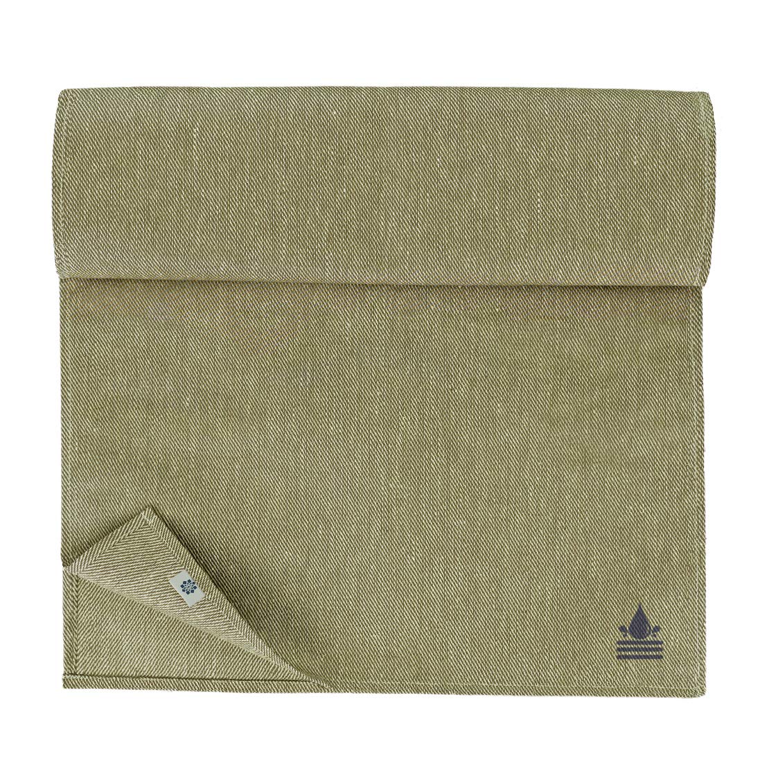 Linen & Cotton Table Runner Waterproof Pietro - 100% Linen, Grey (47 x 250 cm) Wide Rectangular Water Resistant Non Slip Easy Care Table Runner Cloth for Home Garden Beer Table Outdoor Restaurant