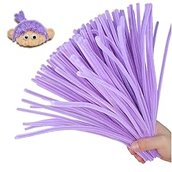 ESUOHYM 200PCS Upgraded Purple Colors Pipe Cleaners