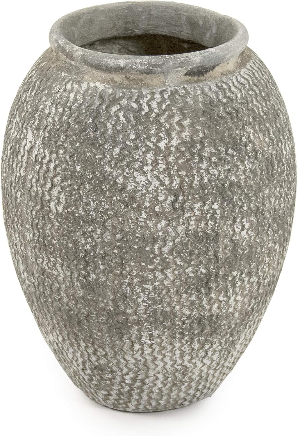 ZENTIQUE Distressed Vase, One Size, Grey, White Amazon.co.uk Kitchen