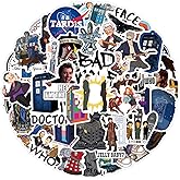 YUIYIYULE 55PCS Doctor Who Stickers Aesthetic Waterproof Stickers Luggage Skateboard Water Bottle Stickers Decal Bicycle Bumper Perfect for Kids' Birthday