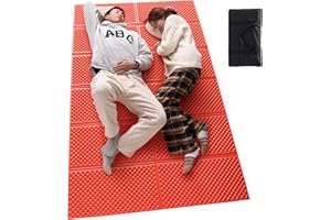 STABLEEASE Camping Foam Sleeping Pad Lightweight Closed Cell Folding Camping Mat Moisture-Proof Camping Mattress Portable for Outdoor Hiking Mountaineering Blue