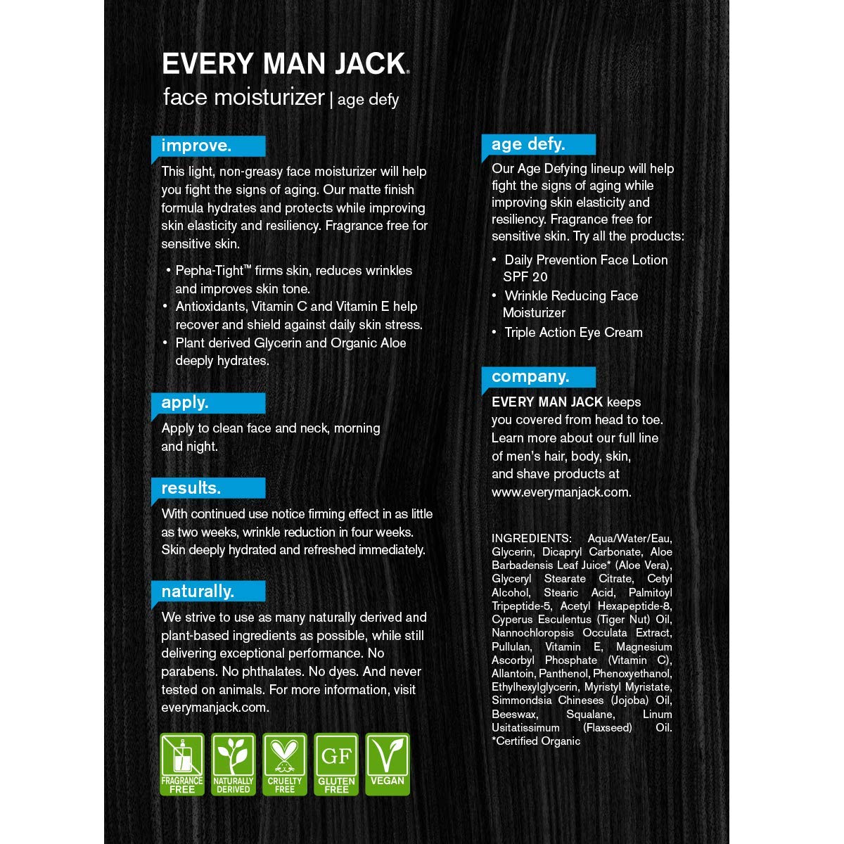 every man jack moisturizer