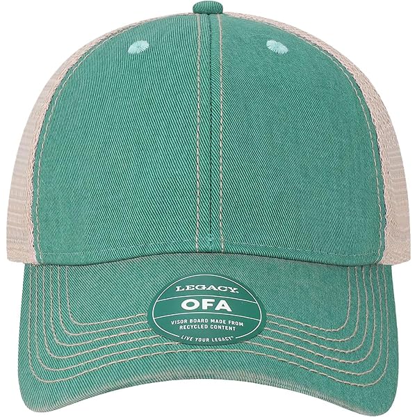 LEGACY Old Favorite Trucker Cap - One Size, Black/Cardinal/Khaki, Unstructured Low Profile