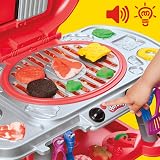 Play-Doh Sizzlin’ BBQ Grill Playset 74 cm Tall Lights Sizzling Sounds 17 view 5