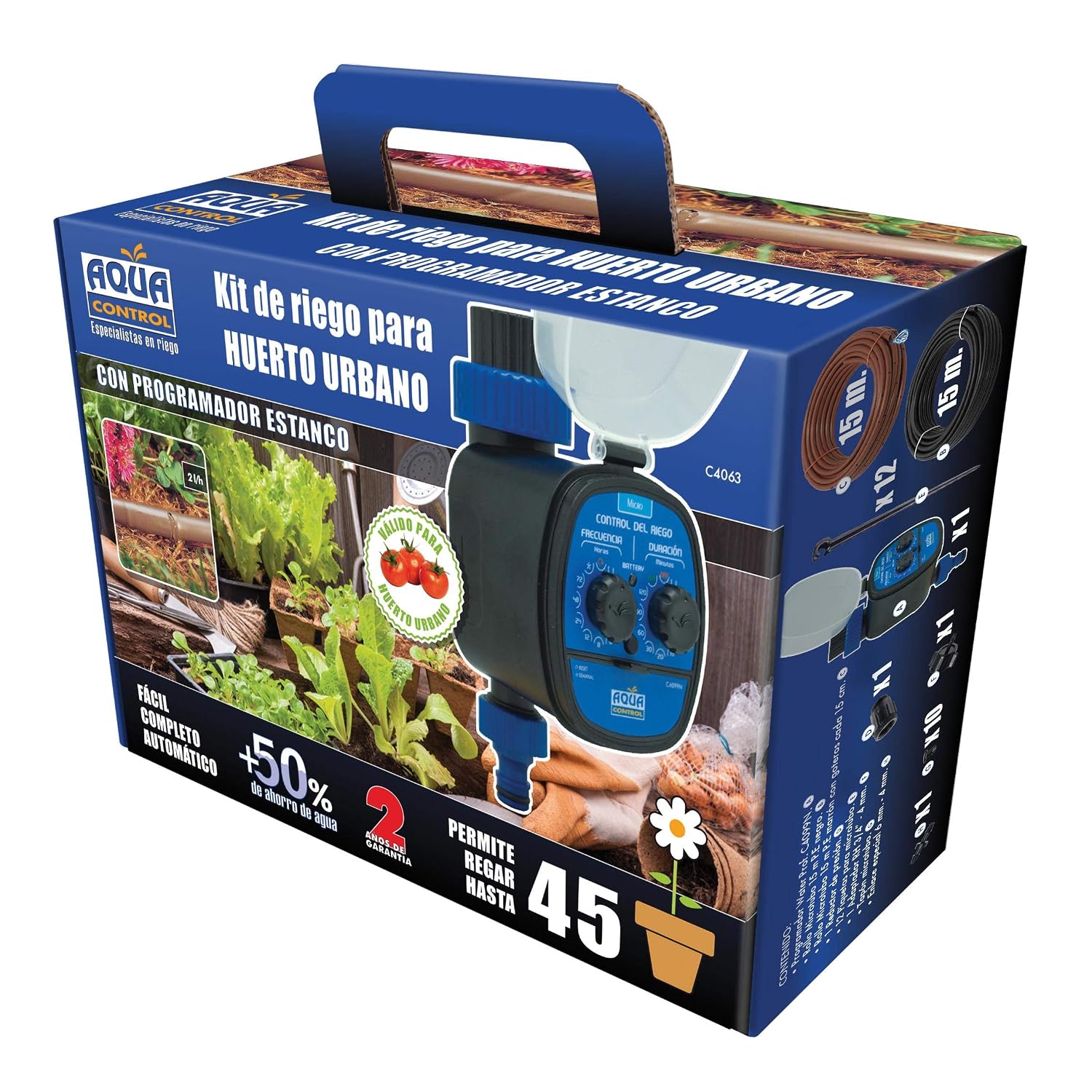 Kit riego mesas de cultivo Aqua Control: Amazon.es: Jardín