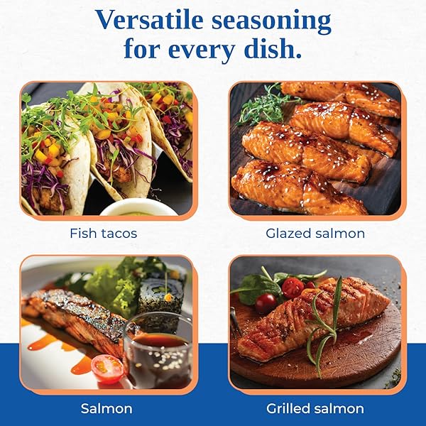 CHEF PAUL MAGIC SEASONINGS BLENDS SALMON MAGIC | SALMON SEASONING WITH HERBS & SPICES | SEAFOOD SEASONING FOR COOKING | KOSHER & HALAL CERTIFIED | 7 OZ (PACK OF 2)